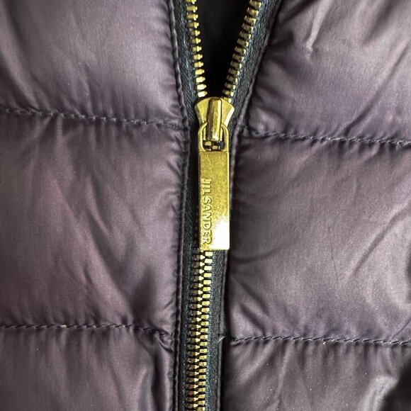 Jill Sander Down Filled Navy Blue Puffer Jacket 40/S - Picture 4 of 6
